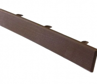 Заглушка 24х139 мм торцевая для террасной доски Woozen Заглушка 24х139 мм торцевая для террасной доски Woozen