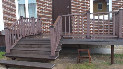 Ограждения Holzhof WoodStyle с тиснением "под дерево"  (комплект в коробке)