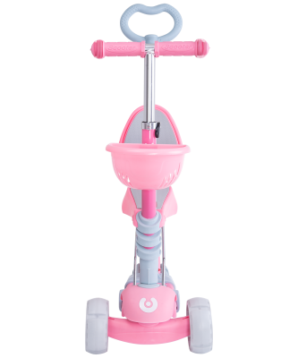 БЕЗ УПАКОВКИ Самокат-беговел Starlet, розовый