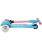 БЕЗ УПАКОВКИ Самокат 3-колесный Juicy R 120/80 мм, голубой/розовый