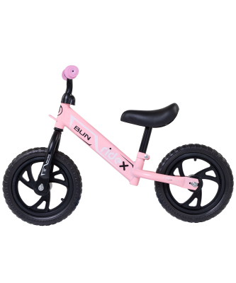 БЕЗ УПАКОВКИ Снегокат-беговел Bun, розовый