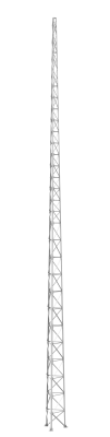 Мачта стальная секционная фермная 24м