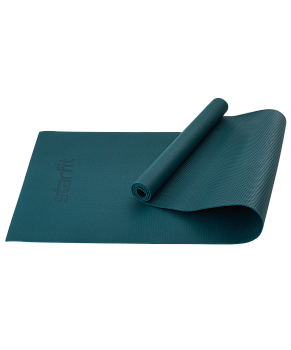 Коврик для йоги и фитнеса высокой плотности FM-103 PVC HD, 183x61x0,4 см, холодный океан