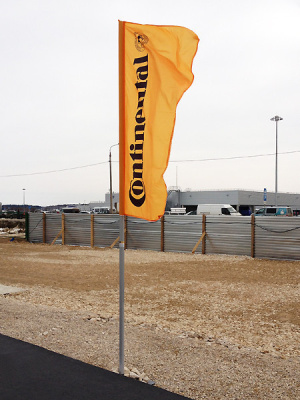 Флагшток мобильный Моби Эконом 4,0 м