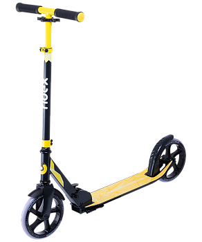 БЕЗ УПАКОВКИ Самокат 2-колесный Marvellous 200 мм, черный/желтый БЕЗ УПАКОВКИ Самокат 2-колесный Marvellous 200 мм, черный/желтый