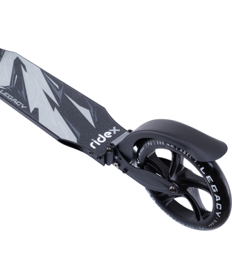 БЕЗ УПАКОВКИ Самокат 2-колесный Legacy 250/200 мм, ручной тормоз, черный