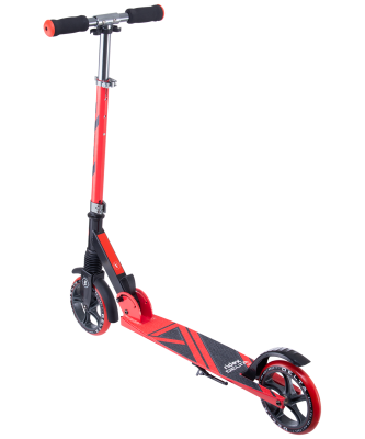 БЕЗ УПАКОВКИ Самокат 2-колесный Delta 180 мм, красный