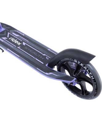 БЕЗ УПАКОВКИ Самокат 2-колесный Stealth 230/200 мм, фиолетовый
