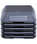 Степ-платформа SP-401 40х40х30 см, 5-уровневая, квадратная, с обрезиненным покрытием
