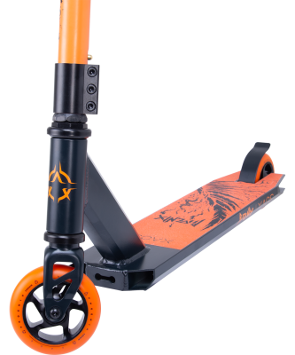 БЕЗ УПАКОВКИ Самокат трюковый Phoenix Black 100 мм