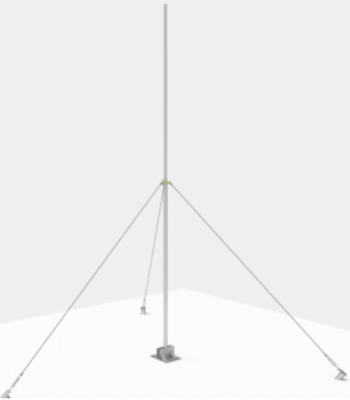 Мачта стальная телескопическая 8м